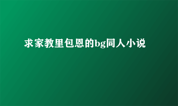 求家教里包恩的bg同人小说