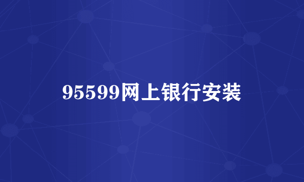 95599网上银行安装