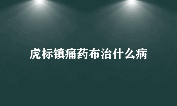 虎标镇痛药布治什么病