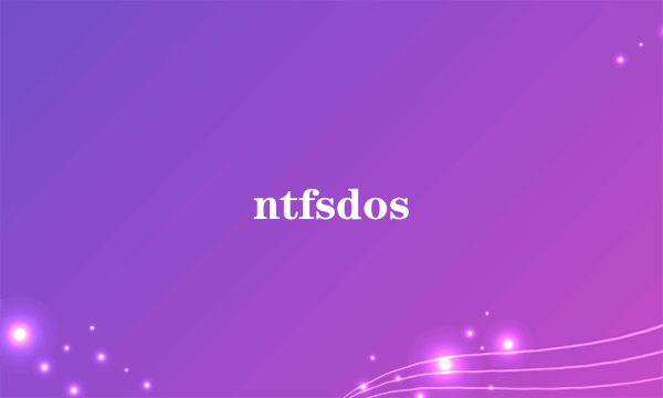 ntfsdos