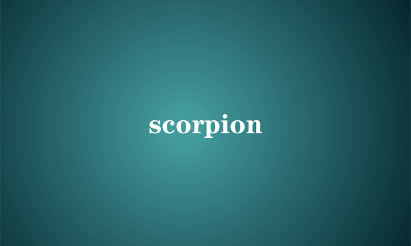 scorpion