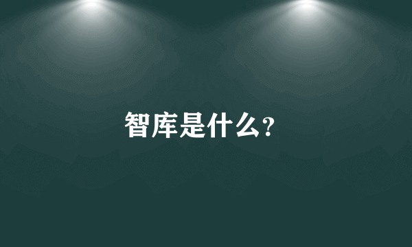 智库是什么？