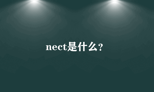 nect是什么？