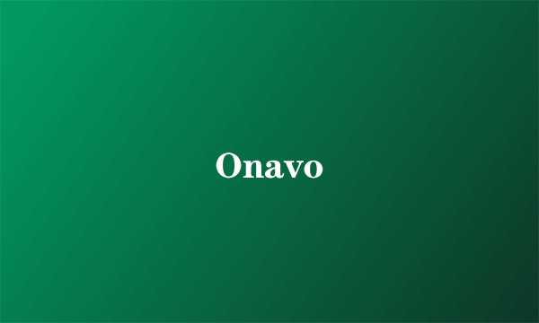 Onavo