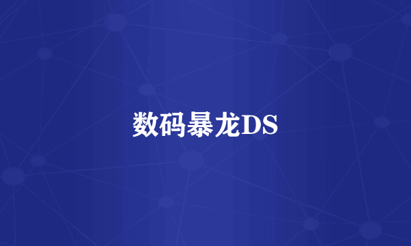 数码暴龙DS