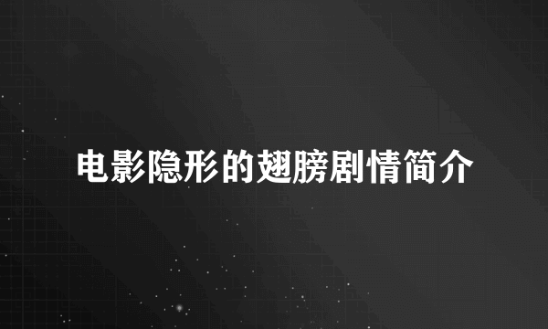 电影隐形的翅膀剧情简介