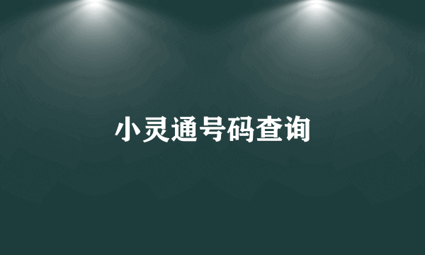 小灵通号码查询