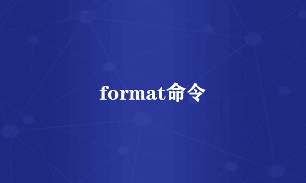 format命令