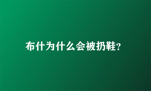 布什为什么会被扔鞋？