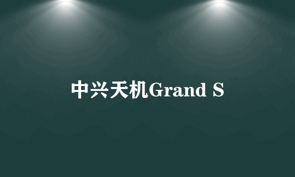 中兴天机Grand S