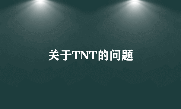 关于TNT的问题