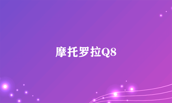 摩托罗拉Q8