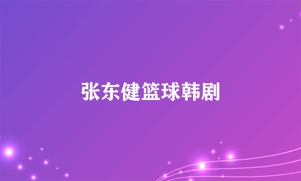 张东健篮球韩剧