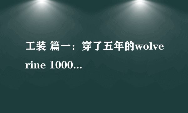 工装 篇一：穿了五年的wolverine 1000miles沃弗林一千英里