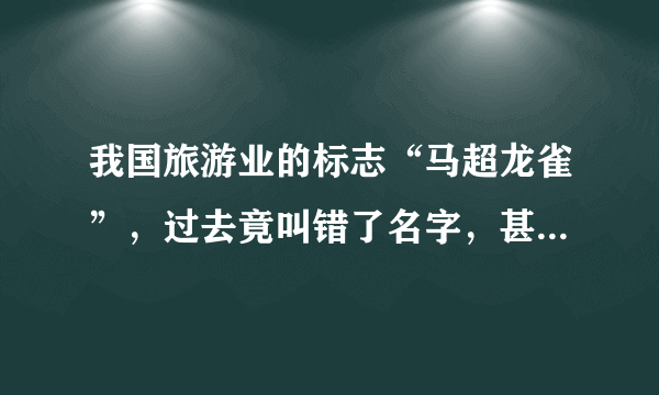 我国旅游业的标志“马超龙雀”，过去竟叫错了名字，甚至遭遇调侃