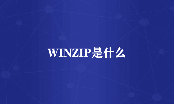 WINZIP是什么