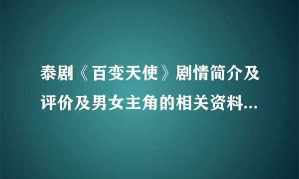 泰剧《百变天使》剧情简介及评价及男女主角的相关资料（详细！）