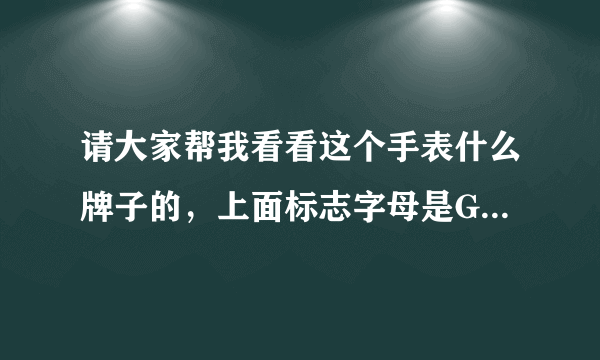 请大家帮我看看这个手表什么牌子的，上面标志字母是GUCCI是机诫男士手表。