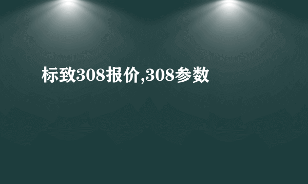 标致308报价,308参数