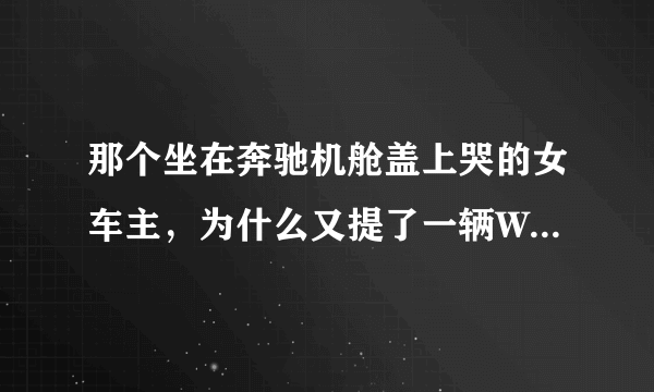 那个坐在奔驰机舱盖上哭的女车主，为什么又提了一辆WEY VV7？