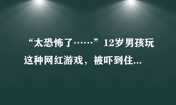 “太恐怖了……”12岁男孩玩这种网红游戏，被吓到住院，一度昏迷？哪些儿童游乐设施存在隐患？