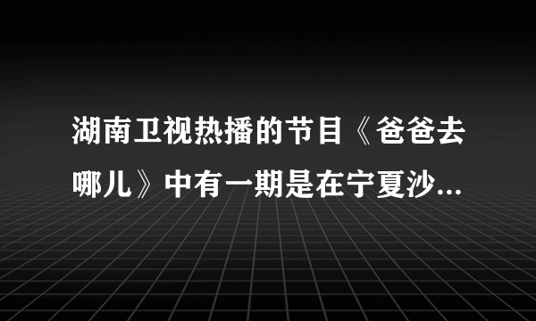 湖南卫视热播的节目《爸爸去哪儿》中有一期是在宁夏沙漠拍摄的,在沙漠中他们进行了一项活动(如图):滑板滑沙。若想知道该活动中滑板拖到沙坡顶克服重力做功的功率,你必须测得的物理量是滑板的重力、________________、拖到沙坡顶所用的时间。