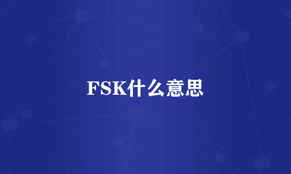 FSK什么意思