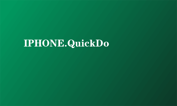 IPHONE.QuickDo