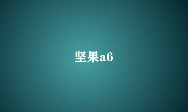 坚果a6