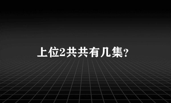 上位2共共有几集？