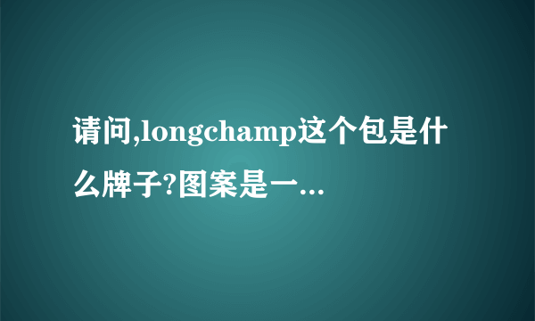 请问,longchamp这个包是什么牌子?图案是一个人骑在一匹马上