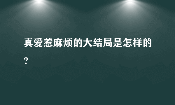 真爱惹麻烦的大结局是怎样的？