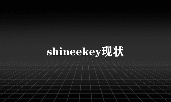 shineekey现状