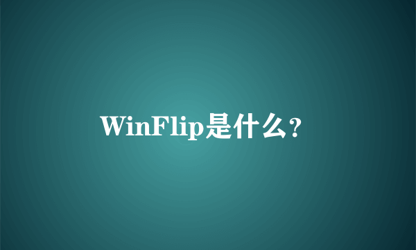 WinFlip是什么？