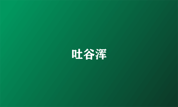 吐谷浑