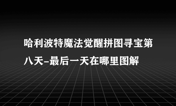 哈利波特魔法觉醒拼图寻宝第八天-最后一天在哪里图解