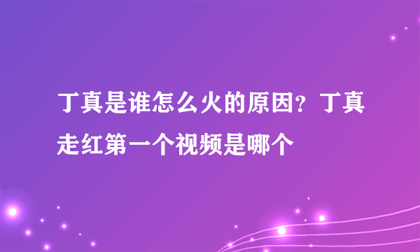 丁真是谁怎么火的原因？丁真走红第一个视频是哪个