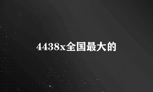 4438x全国最大的