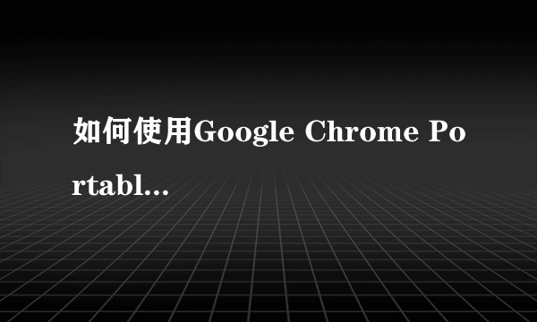 如何使用Google Chrome Portable（便携版）