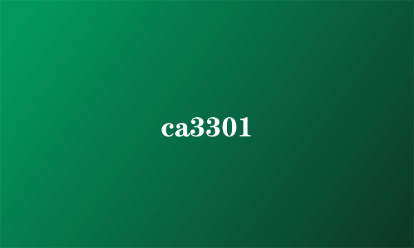 ca3301