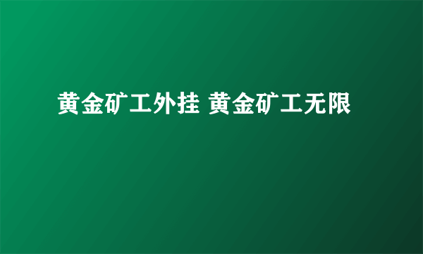 黄金矿工外挂 黄金矿工无限