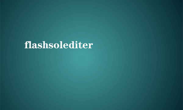 flashsolediter