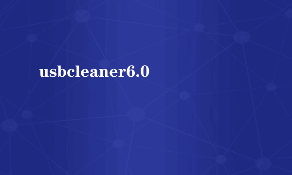 usbcleaner6.0