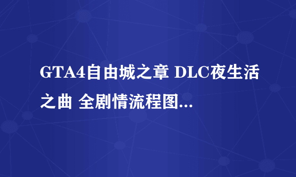 GTA4自由城之章 DLC夜生活之曲 全剧情流程图文攻略 任务要点解析