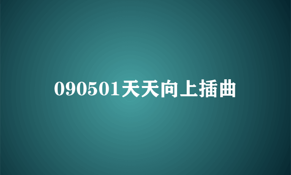 090501天天向上插曲